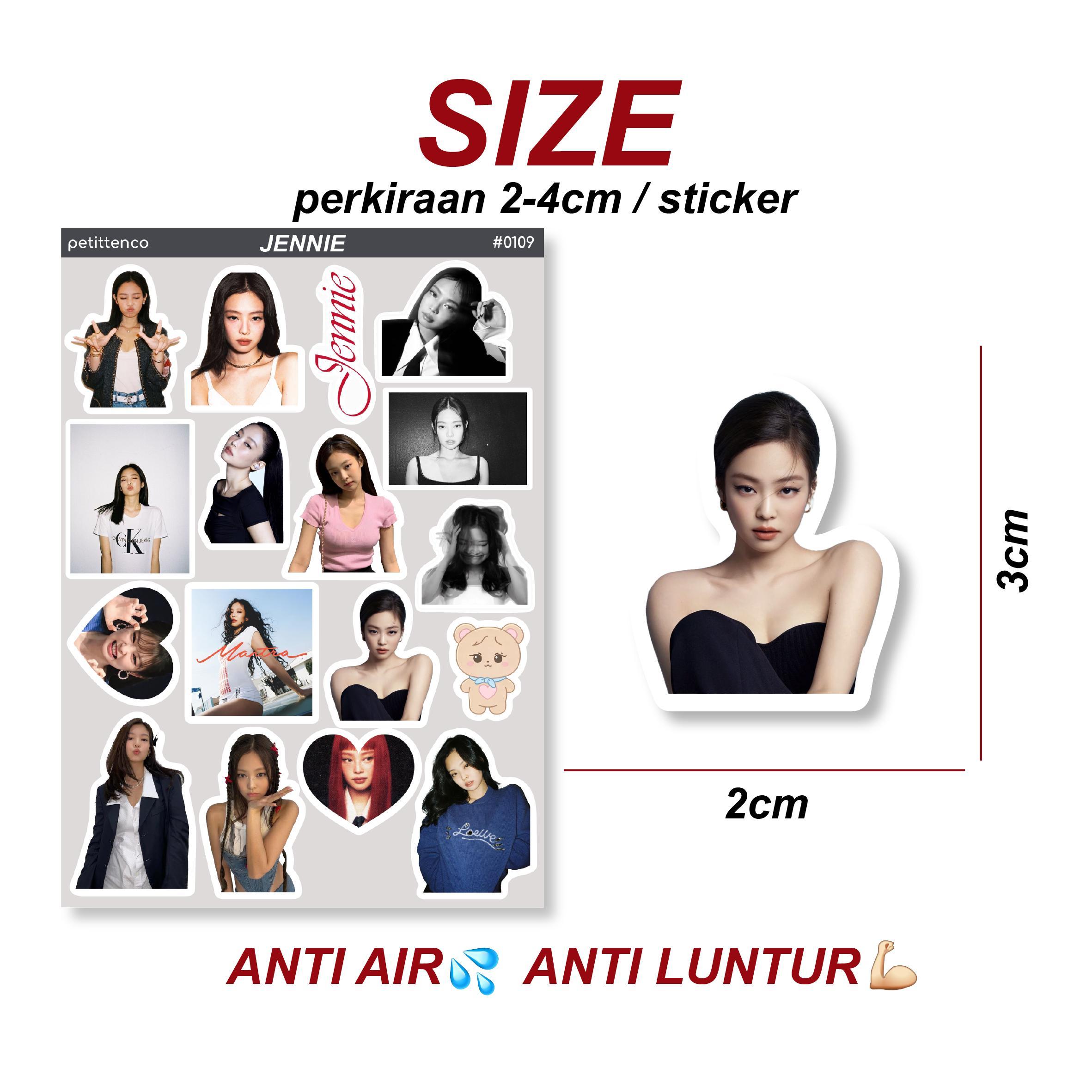 17pcs Sticker Jennie #0109 | Blackpink Jisoo Rose Lisa  | Laptop Tumbler Ipad HP