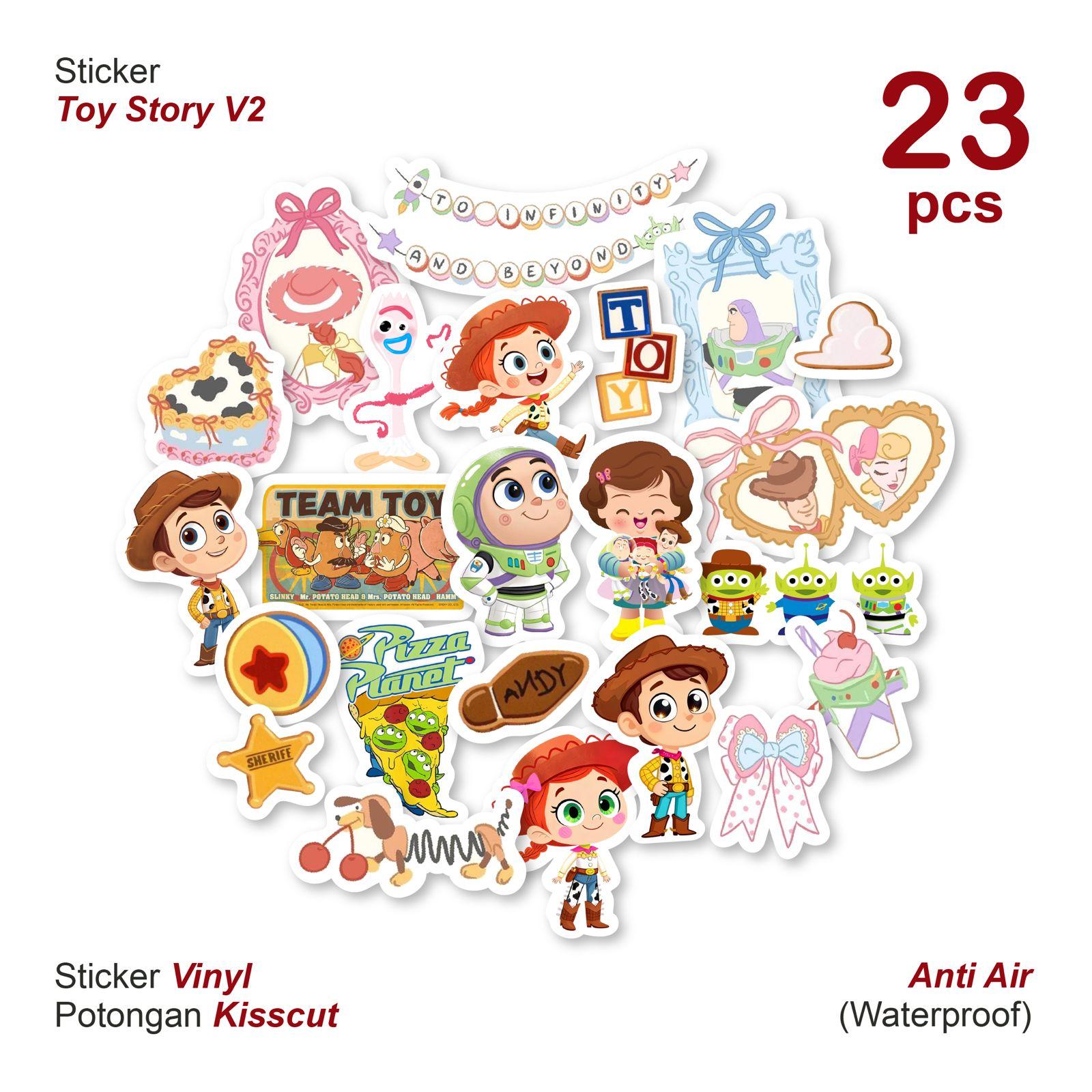 23pcs Sticker Toy Story V2 #0137 | Woody Buzz Lotso Jessie | Laptop Tumbler Ipad HP Stiker – gambar 1