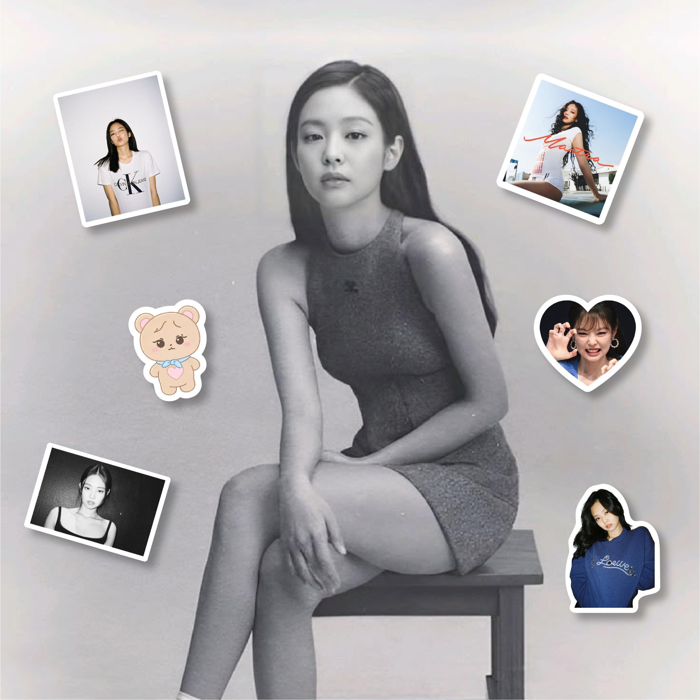 17pcs Sticker Jennie #0109 | Blackpink Jisoo Rose Lisa  | Laptop Tumbler Ipad HP